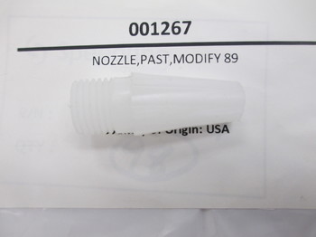 001267: NOZZLE,PAST,MODIFY 89