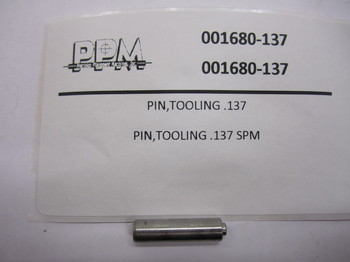 001680-137: PIN,TOOLING .137