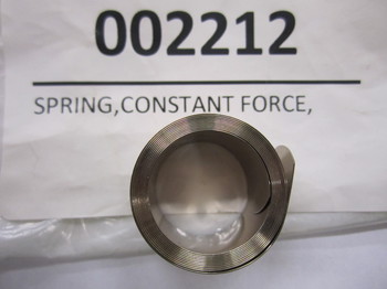 002212: SPRING, CONSTANT FORCE, .873 ID X .75 WIDE 