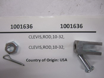 1001636: CLEVIS,ROD,10-32, MODIFIED 