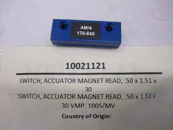 10021121: SWITCH,ACTUATOR MAGNET