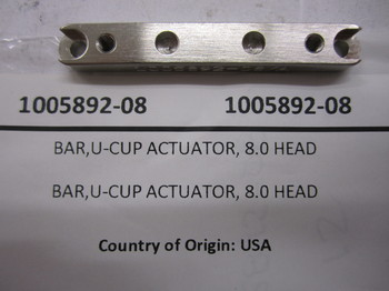 1005892-08: BAR,U-CUP ACTUATOR,