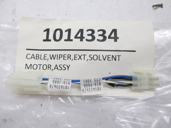 1014334: CABLE,WIPER,EXT,SOLVENT MOTOR,ASSY 