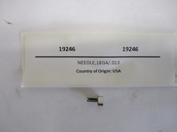 19246: NEEDLE,18GA/.013