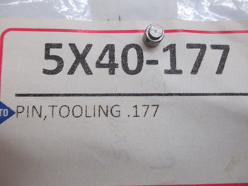 5X40-177: PIN,TOOLING .177