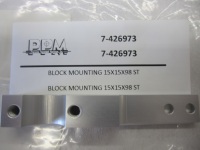 7-426973: BLOCK MOUNTING 15X15X98 ST
