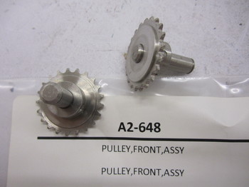 A2-648: PULLEY,FRONT,ASSY