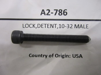 A2-786: LOCK,DETENT,10-32 MALE