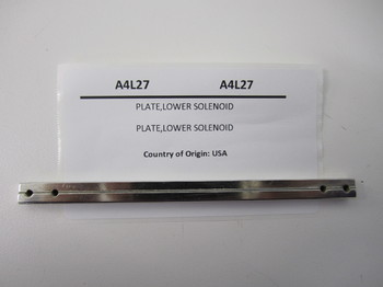 A4L27: PLATE,LOWER SOLENOID