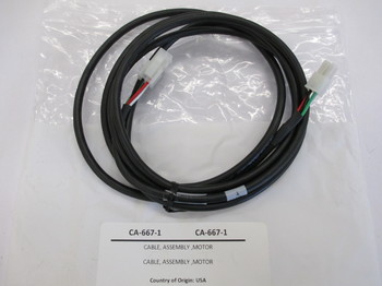 CA-667-1: CABLE, ASSEMBLY ,MOTOR