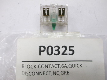 P0325: BLOCK,CONTACT,6A,QUICK