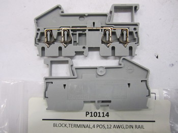 P10114: BLOCK,TERMINAL,4 POS,12