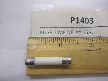 P1403: FUSE,TIME DELAY,15A, 250V,CERAMIC 