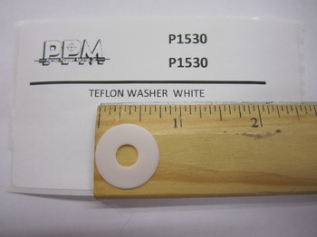 P1530: WASHER,TEFLON,.750 OD X .259 ID X .030 +/-.003 