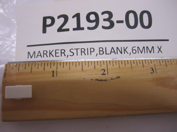 P2193-00: MARKER,STRIP,BLANK,6MM X