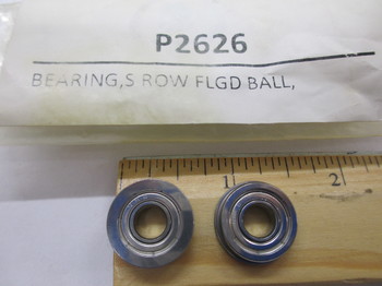 P2626: BEARING,S ROW FLGD BALL, .250 X .625 X .196,2SHD 