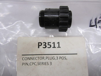 P3511: CONNECTOR,PLUG,3 POS,