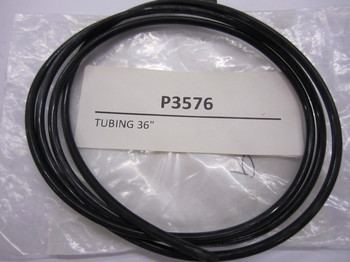 P3576: TUBING,.062 ID X .125 OD ,95 DURO,BLK POLY