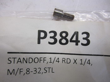 P3843: STANDOFF,1/4 RD X 1/4,