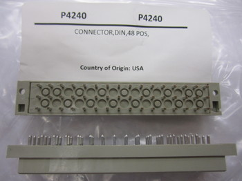 P4240: CONNECTOR,DIN,48 POS,