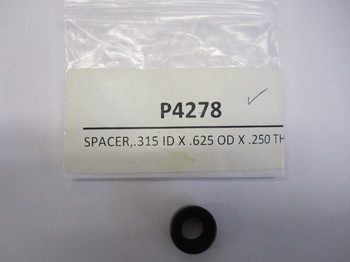 P4278: SPACER,.315 ID X .625 OD X .250 THK,AL 