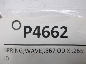 P4662: SPRING,WAVE,.367 OD X .265 ID 