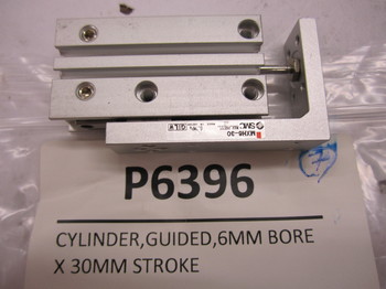 P6396: CYLINDER,GUIDED,6MM BORE X 30MM STROKE 