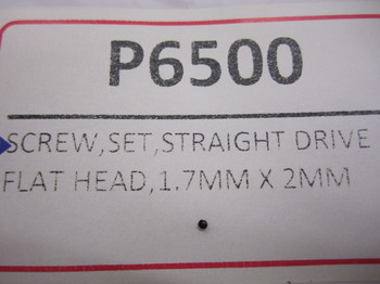 P6500: SCREW,SET,STRAIGHT DRIVE