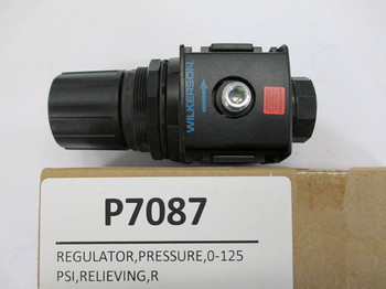 P7087: REGULATOR,PRESSURE,0-125 PSI,RELIEVING,REV FLOW 