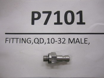 P7101: FITTING,QD,10-32 MALE,