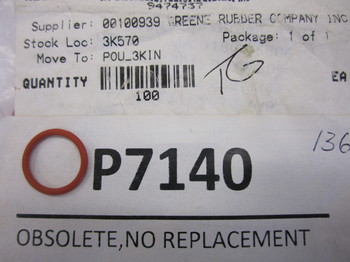 P7140: O-RING,9/16 ID, 11/16 OD 