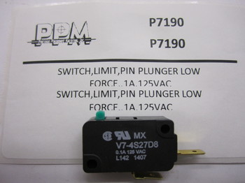 P7190: SWITCH,LIMIT,PIN PLUNGER