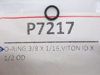 P7217: O-RING, 3/8 X 1/16, VITON ID X 1/2 OD 