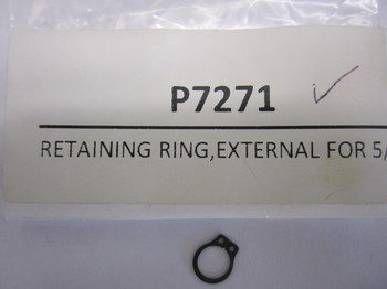 P7271: RETAINING RING,EXTERNAL FOR 5/16 DIA, SHAFT 