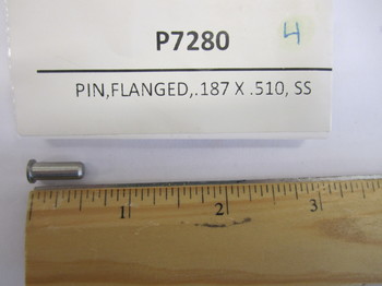 P7280: PIN,FLANGED,.187 X .510,