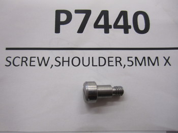 P7440: SCREW, SHOULDER, 5MM X 6MM, M4X0.7, SLT HD, SS 