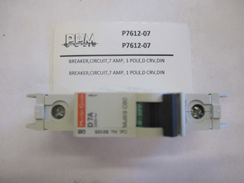 P7612-07: BREAKER,CIRCUIT,7 AMP,