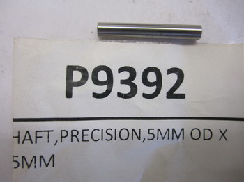 P9392: SHAFT,PRECISION,5MM OD X