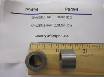 P9494: SPACER,SHAFT,10MM ID X 16MM OD X 10MM,STL 