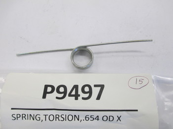 P9497: SPRING,TORSION,.654 OD X