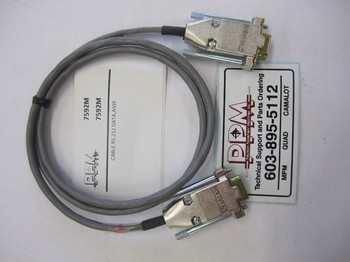 7592M: CABLE,RS 232 DATA,ASSY