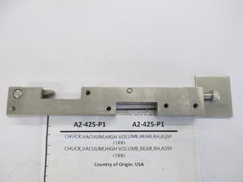 A2-425-P1: CHUCK,VACUUM,HIGH