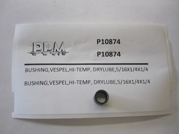 P10874: BUSHING,VESPEL,HI-TEMP,