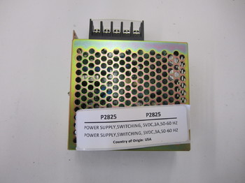 P2825: POWER SUPPLY,SWITCHING,