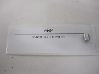 P4494: SPACER,.166 ID X .250 OD