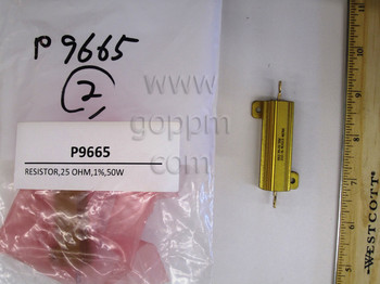 P9665: RESISTOR,25 OHM,1%,50W